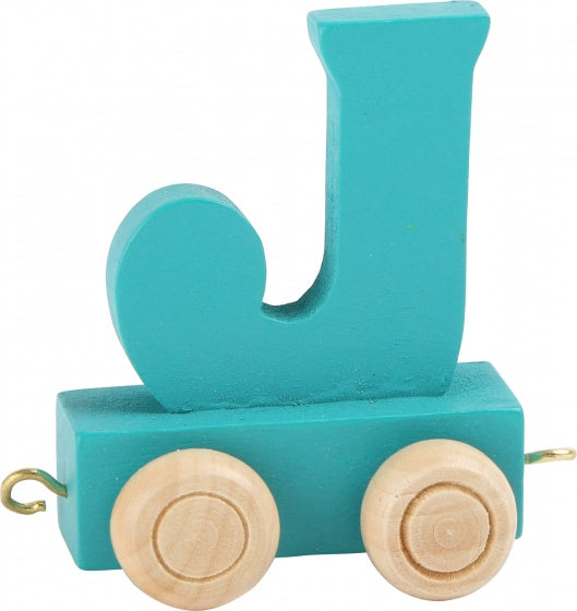 treinletter J blauw 6