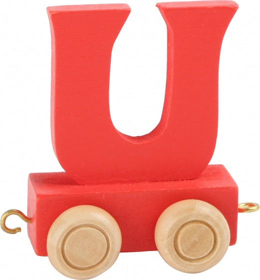 treinletter U rood 6
