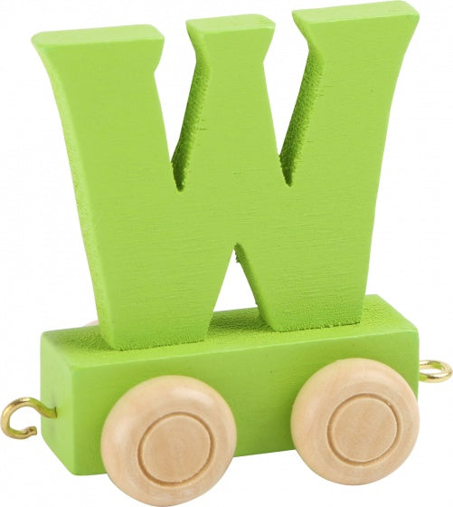 treinletter W groen 6