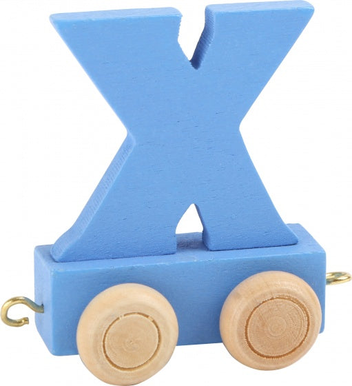 treinletter X blauw 6
