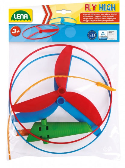 Flight game 20 cm blauw/rood 4-delig