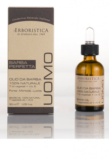 baardolie heren 30 ml vegan transparant