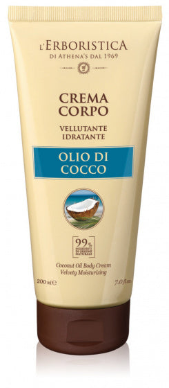 bodycrème Coconut 200 ml kokosolie vegan wit