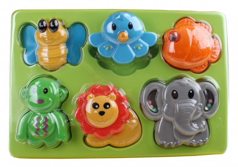 activiteitenpuzzel dieren 17 cm 6-delig