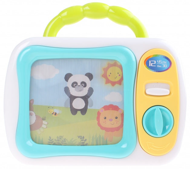 speelgoed televisie 24 cm wit