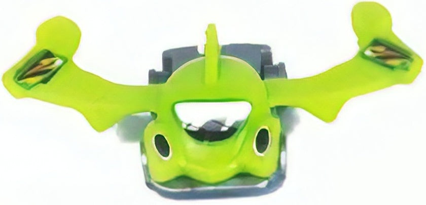 auto mini 3 cm groen 8-delig