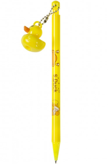 balpen eend geel 16 cm