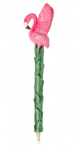 balpen flamingo roze 16 cm