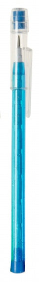 vulpotlood glitter blauw 14 cm