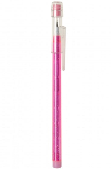 vulpotlood glitter roze 14 cm