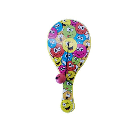 batje met bal smileys 12 cm geel