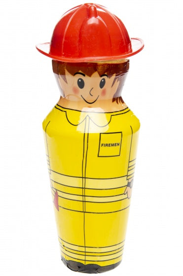 bellenblaas Brandweer 15 cm geel
