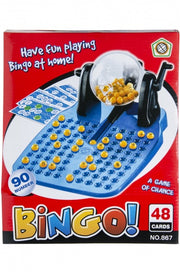 bingospel blauw junior 22 cm blauw