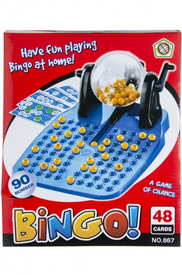 bingospel blauw junior 22 cm blauw