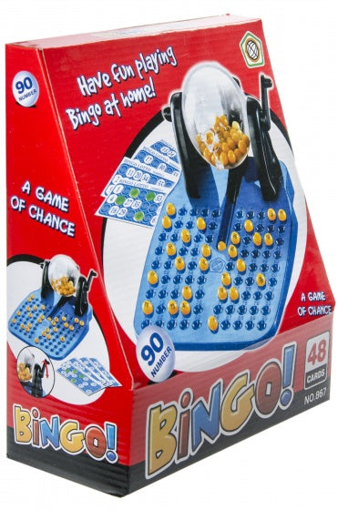 bingospel blauw junior 22 cm blauw
