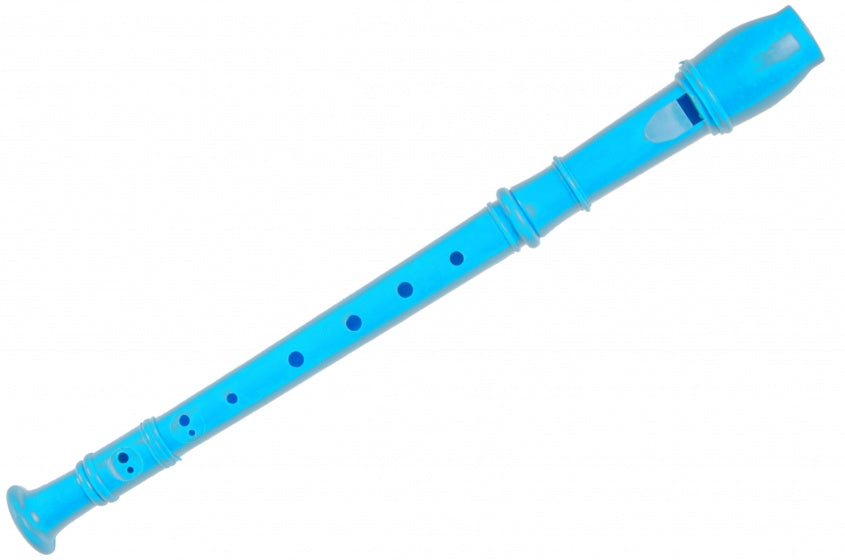 blokfluit lichtblauw 30 cm