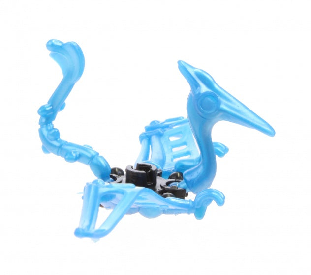 bouwset mini Dino blauw 3 cm