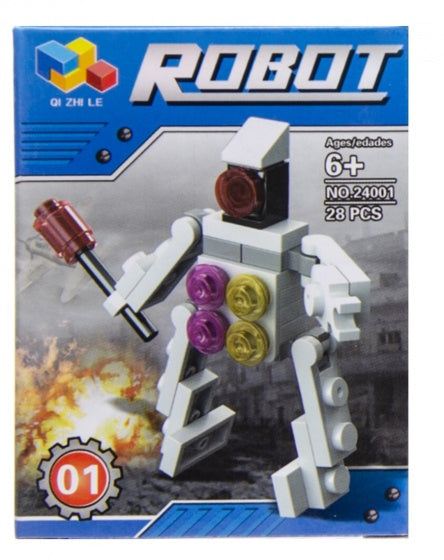 bouwset robot 28-delig (24001-01)