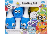 bowlingset junior 15 cm blauw/wit 7-delig