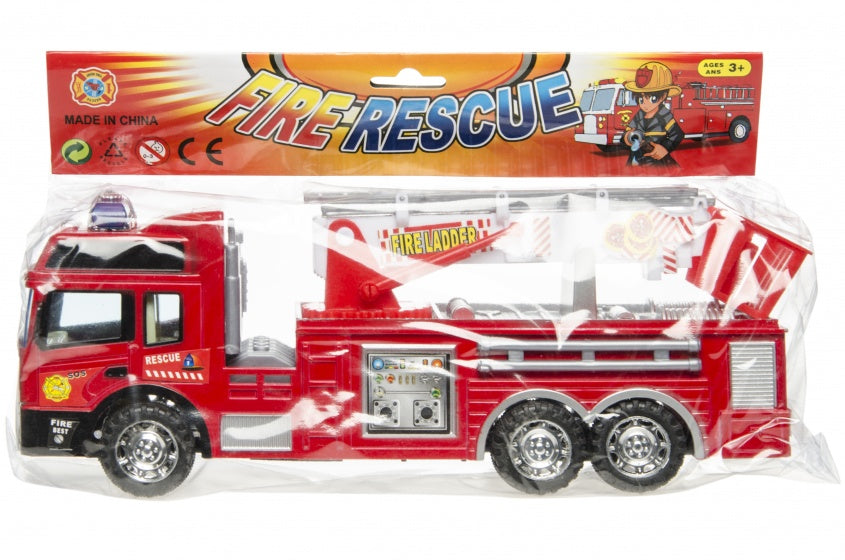 brandweerauto 31 cm rood