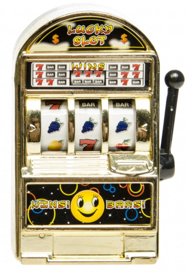 Casino gokautomaat 8 cm goud
