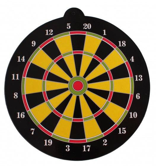 dartbord magnetisch geel 20 cm