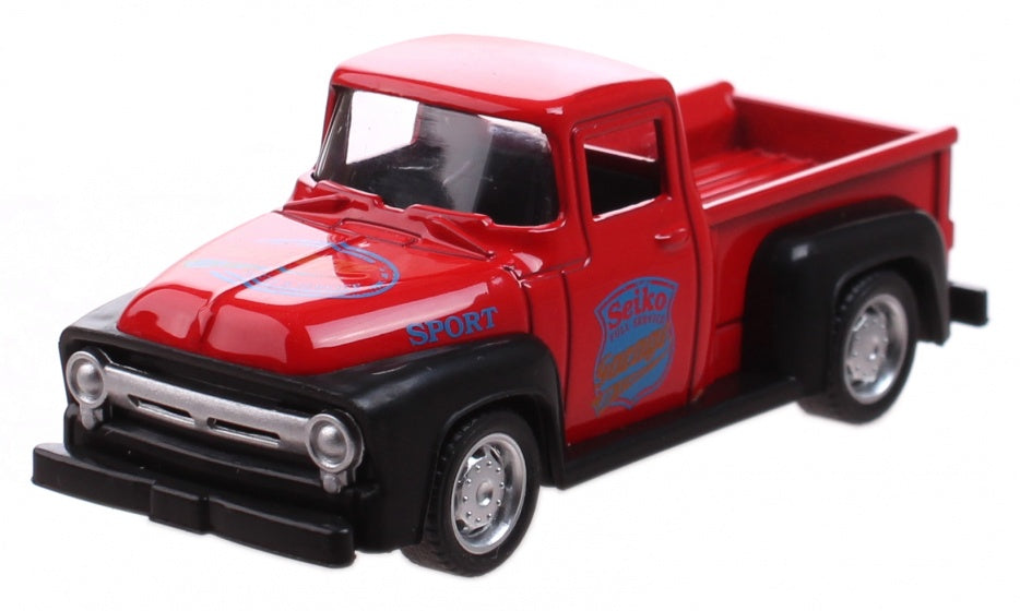die-cast pick-up Modern City 10 cm rood