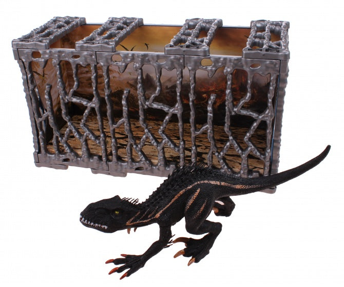 dino in kooi zwart 31 cm