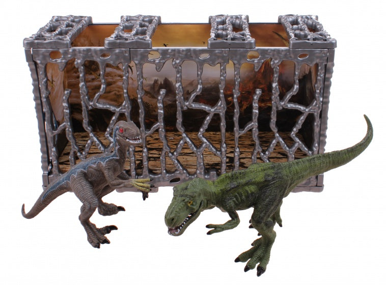 dino's in kooi groen 41 cm