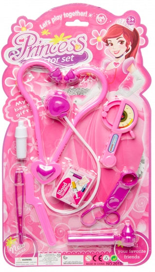 doktersset Princess 8-delig roze