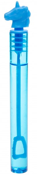 eenhoorn bellenblaas blauw 11 cm