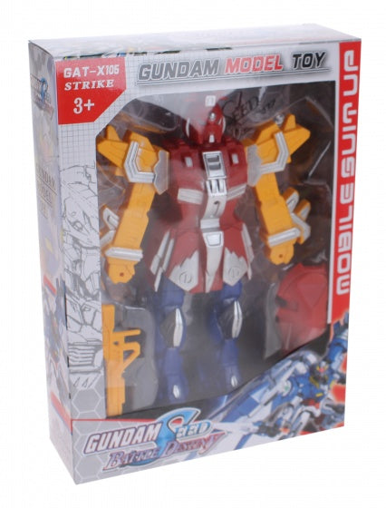 GAT-X105 Strike Gundam speelfiguur 22 cm rood