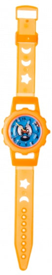geduldspel doolhof horloge 19 cm oranje