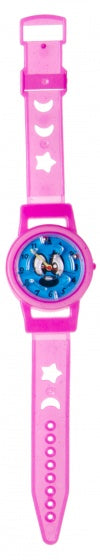 geduldspel doolhof horloge 19 cm paars