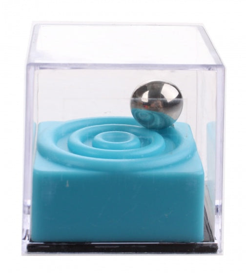 geduldspel in kubus spiraal blauw