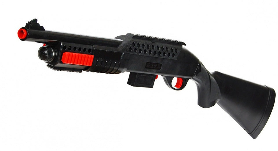 geweer Army Combat 83 cm zwart/rood