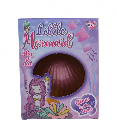 graafset Little Mermaid paars/roze