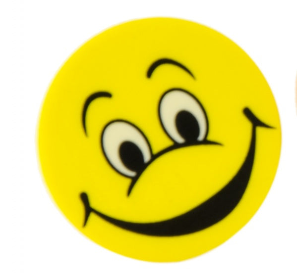 Gum met lachgezicht geel 4 stuks