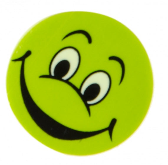 Gum met lachgezicht groen 4 stuks