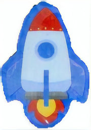 gum raket 6 cm blauw