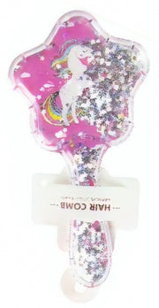 haarborstel Eenhoorn roze 13 cm