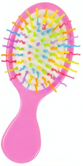 haarborstel roze 14 cm