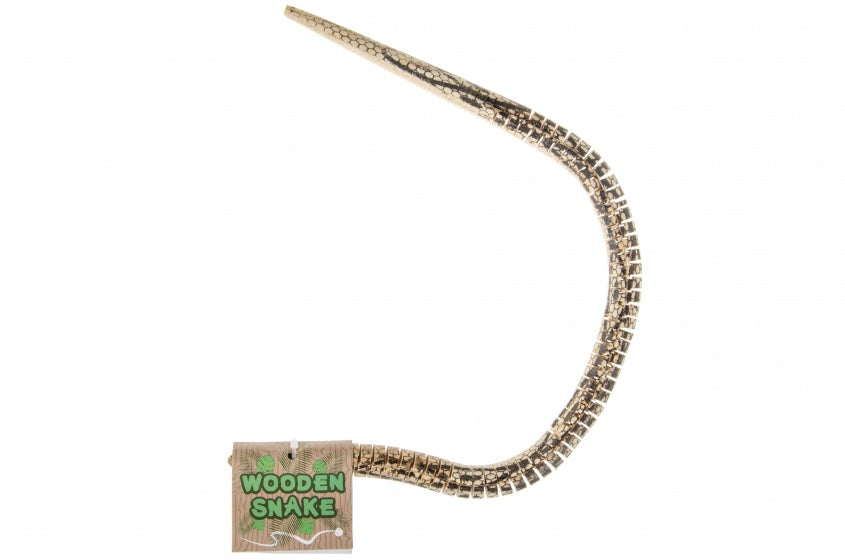 houten slang 50 cm bruin