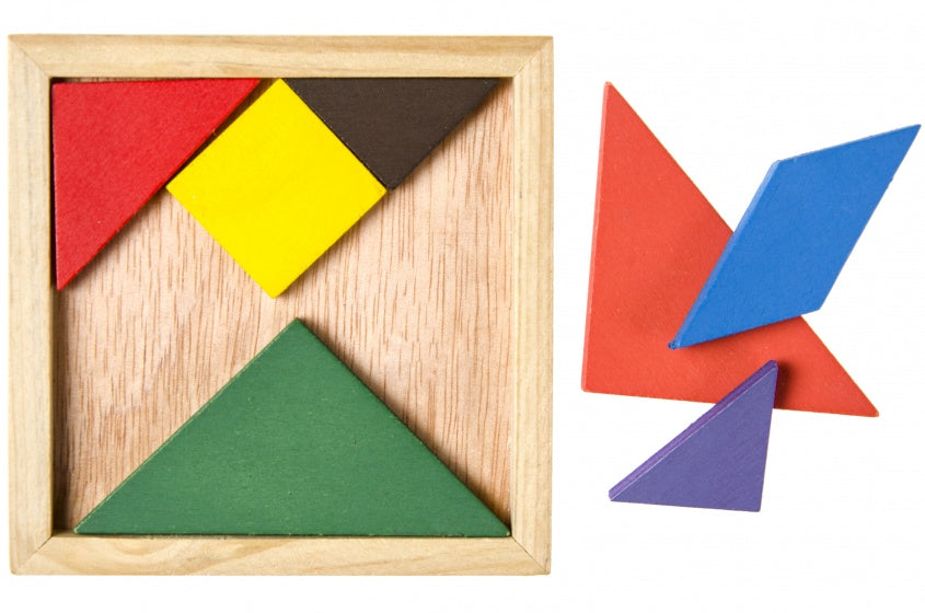 vormenpuzzel junior 12 cm hout 8-delig