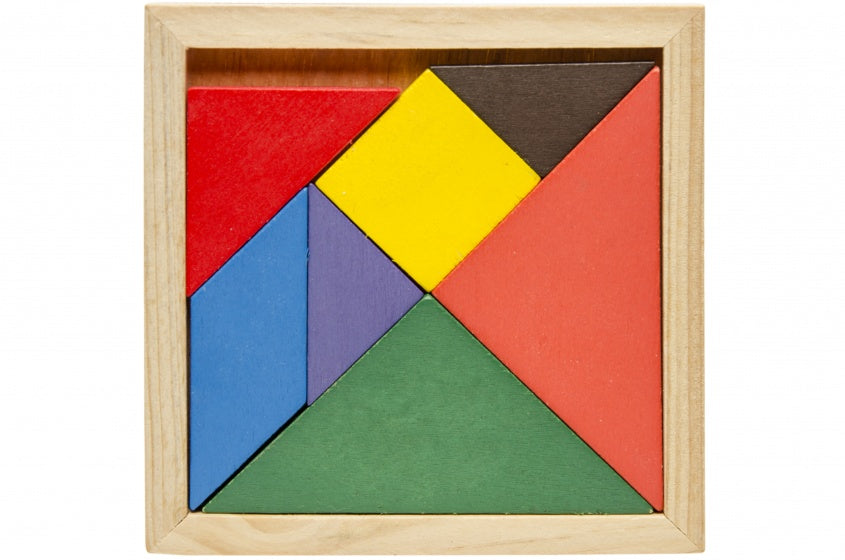 vormenpuzzel junior 12 cm hout 8-delig