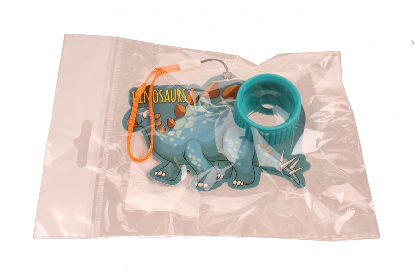 kaleidoscoop Dino blauw 10 x 10 cm