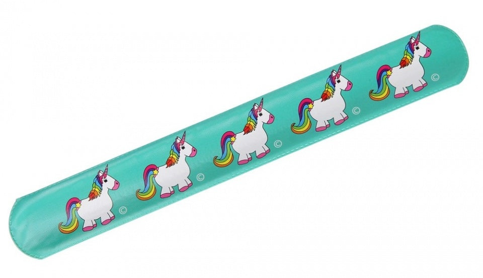 Klaparmband eenhoorn mintgroen 22 cm