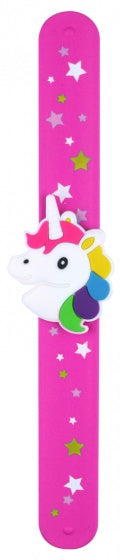 klaparmband Eenhoorn regenboog roze 22