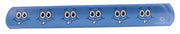 Klaparmband emoji blauw 22 cm