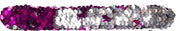 klaparmband fuchsia/zilver 22 x 2